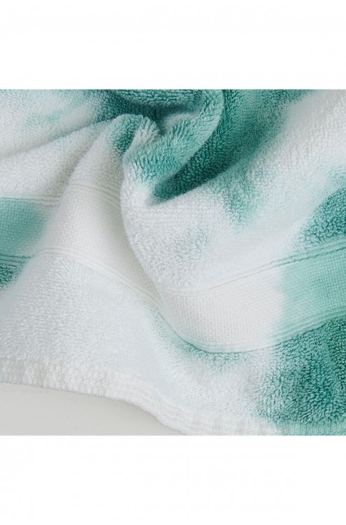 %100 Pamuklu Boho Parça Boyalı Elmas Bordürlü Havlu (70x140 cm - Banyo Havlusu 1- Adet) MİNT (Bu Ürün  70 X 140 70 x 140 Havlu Modelidir)